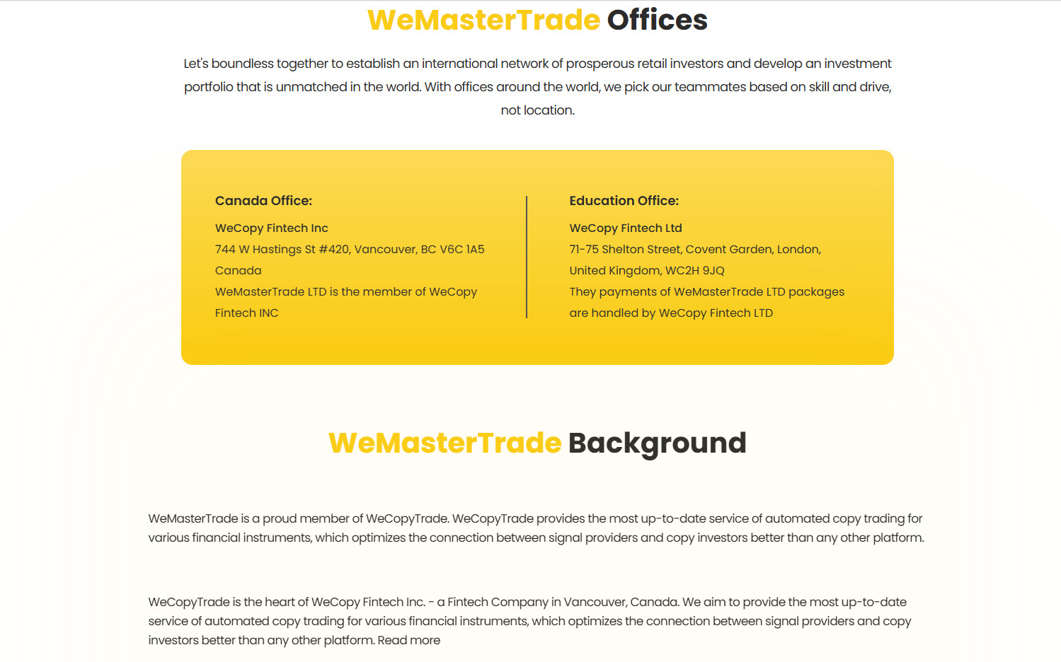Wemaster Trade